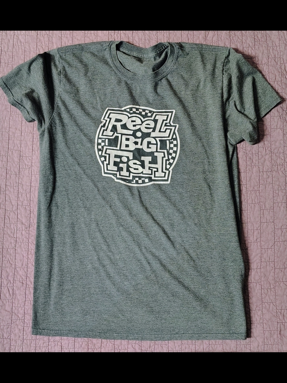 ​Reel Big Fish Band Graphic T Shirt Mens Small Heather Dark Gray Ska Punk Logo